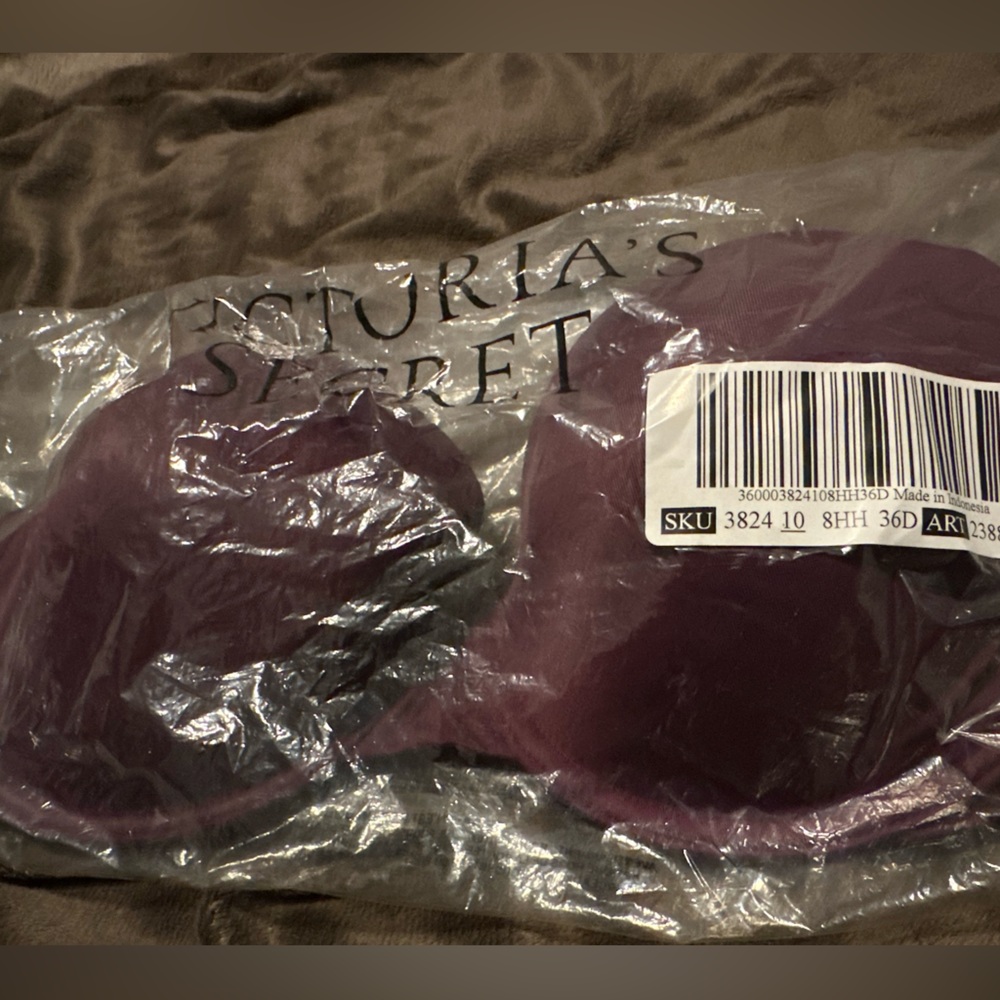 Burgundy Push Up Bra